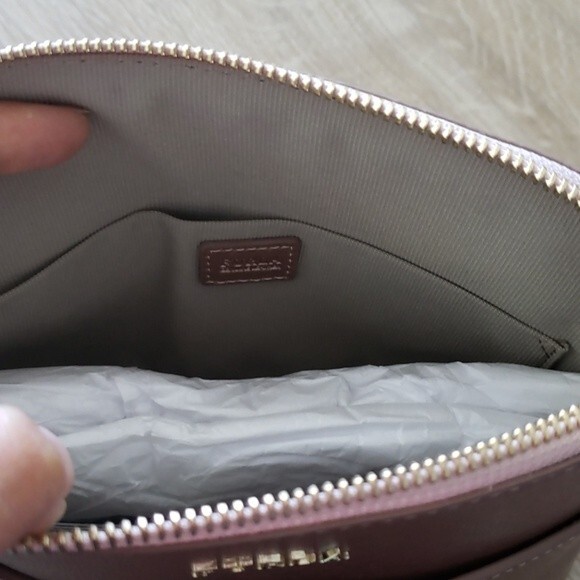 Furla Rose Gold Pink Feminine Cottagecore Chic Whimsical Dainty Luxury Crossbody - Picture 3 of 5